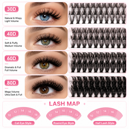 Maison Lash Studio Set – 400 Cluster Pack